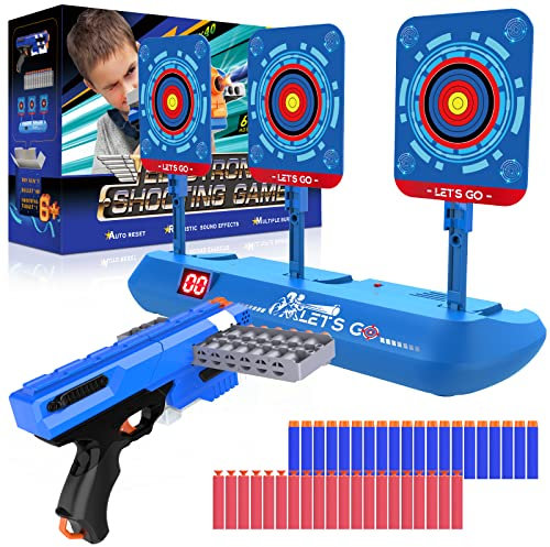 Gralal Spielzeug ab 4 5-12 Jahre Junge, Nerf Zielscheibe Weihnachten Geschenk Kinder Pistole Geschenk Junge 5 6 7-10 Jahre Mädchen Geschenke 7 8-11 Jahre Pistole Kinder Spiele ab 4 5 6 7 Jahre