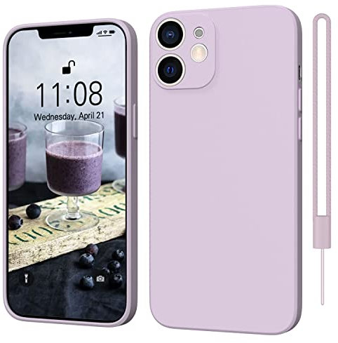 ORDA iPhone 11 Hülle Silikon Case, Hanyhülle iPhone 11 Ultra Dünn Slim mit Microfiber, Kratzfeste Rundumschutz , Schutzhülle , 6.1'' Lila