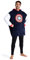 Marvel Felpa Uomo con Cappuccio Felpe Oversize Uomo in Pile Supereroi Avengers Captain America(Navy/Rosso)