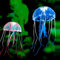 Aquarium Dekoration, Leuchtende Quallen, Künstliche Quallen, 2 Pcs Glühende Aqua Ornaments, Glühende Jellyfish Ornament Dekoration Für Aquarium Fisch Becken