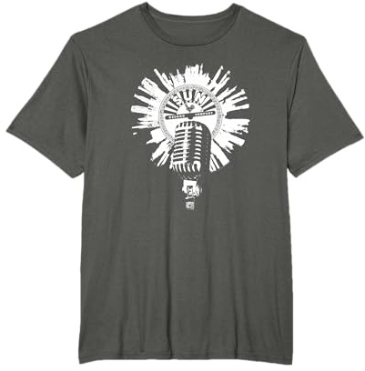 Sun Records White Splatter Microphone T-Shirt