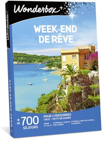 Wonderbox - Week-End De Rêve - Coffret Cadeau - Idée Cadeau Séjours