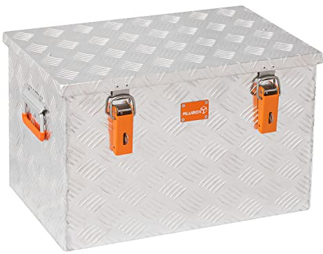 alubox Werkzeugkiste Riffelblech ABX-RL67 Aluminium 1,5mm Werkzeugkiste leicht und robust 67 Liter