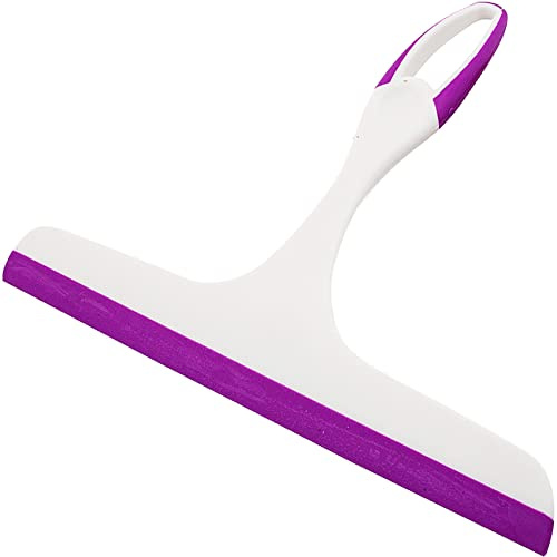 Professional Window & Shower Squeegee Suction Holder Bathroom Wiper Squeegy DIY Screen Glass Cleaning UK FREE P&P