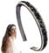Traziewell Headbands Pearl Headband Fashion Hairband Bridal Headpiece Black Pearl Headband for Women 2221