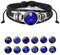 Niblido Zodiac Signs Spirit Bracelet, Handmade Woven Multilayer Adjustable 12 Constellation Zodiac PU Leather Bracelets Unisex, Glow in the Dark Zodiac Jewelry Gifts For Women Men (Virgo)