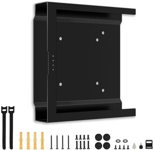 Varghesyla Wall Mount Bracket for HP Desktop Mini PC, ProDesk 400 405 600, EliteDesk 705 800 805 Desktop Mini PC VESA Mount