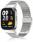 ToVioc Correa Compatible con Xiaomi Redmi Watch 3, Correa de Reloj de Metal de Acero Inoxidable Tejida de Malla de Repuesto para Xiaomi Redmi Watch 3 - Plata