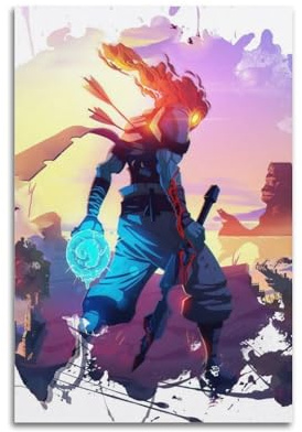 Dead Cells Game Poster, dekoratives Gemälde, Leinwand-Wandposter und Kunstdruck, modernes Familienschlafzimmer-Dekor-Poster, 60 x 90 cm