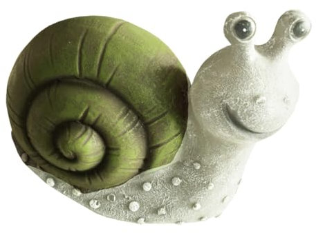 LIFKOME 1pc Solar Schnecke Ornament Harz Handwerk Garten Dekoration Für Outdoor Ornamente Und Schnecke Statue