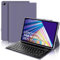 WINCHKING Clavier pour Lenovo Tab M10 Plus (3rd Gen), étui pour Lenovo Tab M10plus 10.61 TB-125FU/TB-128FU/TB-128XU, disposition italienne, clavier slim Bluetooth amovible magnétique, violet lavande