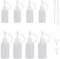 Nadelflasche, 10ml Dosierflasche, 8 Stück Dosierflaschen, Applikator Flasche Mit 2 Trichter & 2 Pipette Nadelspitze, Leimflasche Spitze, Nadelflaschen, Quetschflasche Klein, Quetschflasche Mit Spitze