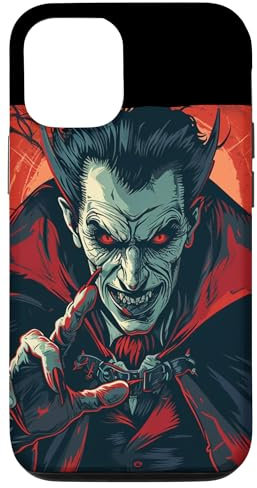 Hülle für iPhone 15 Cooles Vampir Outfit für Halloween Party und Vampire