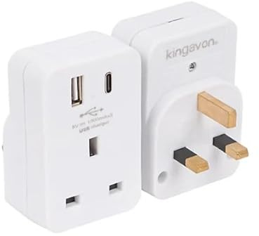 Marco Paul USB Plug, Multi USB Charger 5V 3A for iPhone X XR XS 8 7 6 6S Plus 5 5S 5C SE 14/14 Plus/14 Pro Max 13 12 11, AirPods, iPad, UK Multiple Wall Charging Adapter Multiport Mains Power Adaptor