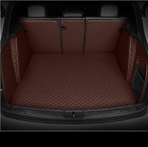 Auto Kofferraummatte Benutzerdefinierte Kofferraummatten Für VW Für Golf Alle Modelle Für Golf 6 Für Golf 7 Für Golf 5 Für GTI Für Golf R Variant Cabrio Tour Für E-Golf Kofferraummatten(Kaffee,Full Co