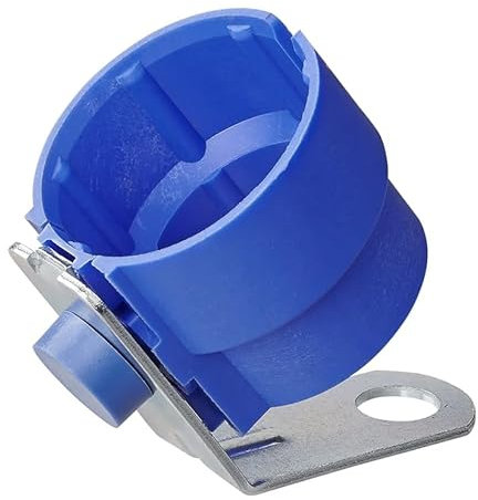 Anhänger Steckerhalter, Hänger Deichsel Halter für 13 pol, 7 pol Stecker, Halterung für Anhängerstecker rot oder blau (blau)