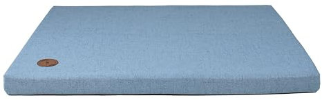 BORN2REST Bettmatte Matratze für Hunde und Katze waschbar Bunte Hundematte Hundekissen Matten Demi-Matratze Hundsofa S-XL (Blau, S (50 x 40 x 3cm))