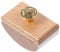 TOGEVAL Wood Rocker Blotter Ink Absorbing Tool for Fountain Pen Quick Drying Portable Blotting Tool for Students Office Use Wooden Desk Accessory for Calligraphy and Writing