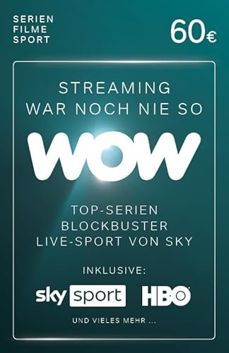 WOW Streaming 60 EUR (Versand per E-Mail - Code kann nur in Deutschland eingelöst werden, Code ist nicht in Österreich verfügbar) | PC Code