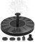 matches21 HOME & HOBBY Fuente solar de agua para exteriores, 16 cm, bomba de agua solar flotante con 5 accesorios