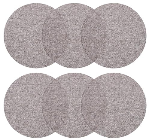 DTGN 10 Pcs 225 mm Grid Sanding Discs 40 Grit Aluminum Oxide Abrasive | Anti-clogging Dust-free Hook and Loop Wall Sanding Discs for Wood Paint Car Putty Wall Dust Sanding