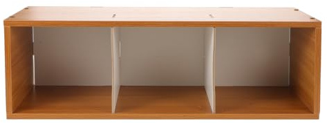EPIGEIST Large Capacity Wooden CD Storage Tower Shelf with Freestanding Structure for Disc and Dvd Organization, Quick Accessibility and Classification for Desktop and Home Use