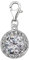 Quiges Charms Anhänger Versilbert Damen Schmuck für Bettelarmband mit Zirkonia