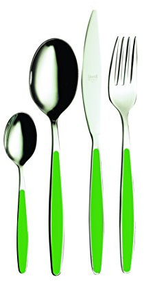 MEPRA Caramella Servizio Menta, 24 Pezzi, Acciaio Inossidabile 18/10