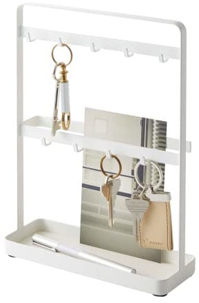 Yamazaki Smart Accessoireaufbewahrung, Stahl, Weiß, One Size