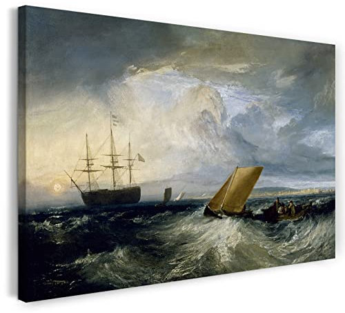 Canvas Print (60x40cm): William Turner - Sheerness as seen from the Nore