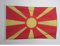AZ FLAG Bootflagge Mazedonien - 45x30 cm - Makedonische Bootsfahne 30 x 45 cm Marine Flaggen - Flaggen