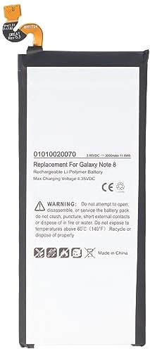 Batterie pour Samsung Galaxy Note 8, SM N9500, EB BN950ABE, GH82 15090A 3.85 Volt 3000mAh