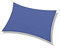 Outsunny Voile d'ombrage rectangulaire 4 x 3 m polyéthylène Haute densité Protection UV avec Sac de Rangement - Coloris Bleu