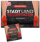DENKRIESEN - Stadt Land VOLLPFOSTEN - ROTLICHT-Duo | Kartenspiel & Spielblock | Rotlicht Edition | 2-8 Spieler | Kreative Geschenkidee | Perfekt für Spieleabende und unterwegs | Ab 16 Jahren