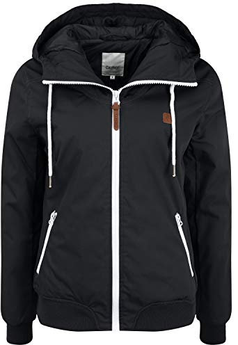 OXMO OXTila Damen Übergangsjacke Jacke mit Kapuze Reißverschlusstaschen Regular fit, Größe:M, Farbe:Insignia B (791991)