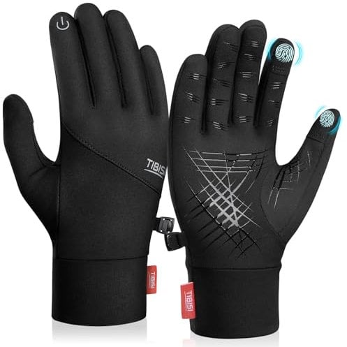 Tmani Thermal Gloves for Men & Women - Warm Winter Gloves, Touchscreen, Anti-Slip, Windproof for Running, Cycling & Walking