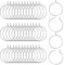 40 Stück Ohrring-Creolen für die Schmuckherstellung, hypoallergener Edelstahl-Creolen, Ohrring-Pin, DIY-Ohrring-Drähte, 20 mm Weinglas-Charm-Ringe, Ohrringe für DIY-Schmuck, Festivals, Dekoration