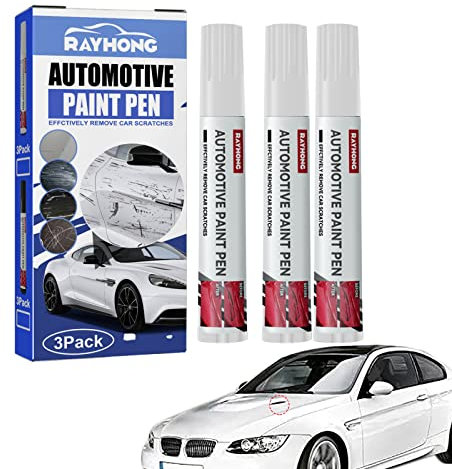 Auto Lackstift Lackreparaturstift, 3 Stück Autokratzer Reparaturmittel Weißer/schwarzer, Auto Kratzer Reparatur Stift, Entfernen Und Wiederherstellen Von Lackübertragungen,kleinere Unvollkommenheiten