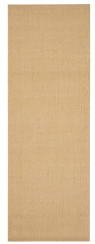 vidaXL Teppich rutschfest Pflegeleicht Sisalteppich Sisalläufer Läufer Vorleger Wohnzimmerteppich für Innenbereich Natur Sisal 100x300cm