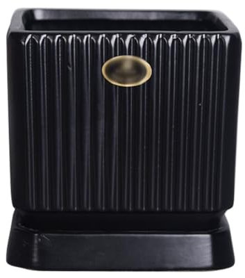 ENGENDER Maceta Macetas Ligeras de Lujo, macetas de cerámica cuadradas Simples, Plantas en macetas de Interior, macetas de cerámica Plantador