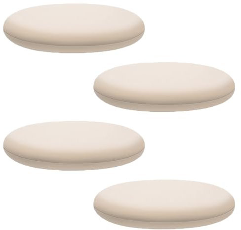 ELzEy Stuhlkissen/Sitzkissen Rund 40x40/45x45 cm Stuhlauflage 2/4/6 er Set Sitzkissen Stuhl Bürostuhl Outdoor Stuhl Kinder Boden für Esszimmer, Küche, Garten, Büro (Color : 1@, Size : 45cm/4pcs)
