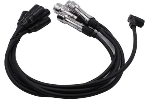 SHLPDFM 5x Zündkabel Zündungskabel Zündspule Zündkabelsatz Zündleitungen für VW Golf 1 Cabrio Golf 2 3 Caddy AUDI 80 B2 B3 Coupe 85 891H0998031