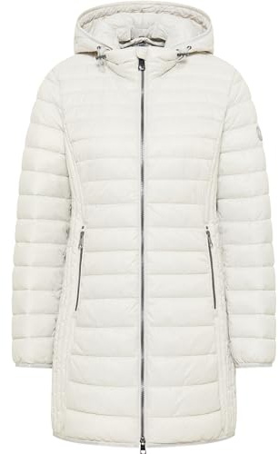BARBARA LEBEK Lange Steppjacke Damen mit Kapuze
