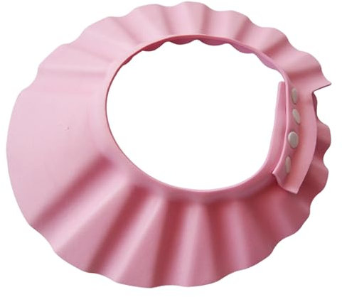 Cuffia da doccia morbida per bambini, per lavare i capelli in bagno, protezione per orecchie e occhi, regolabile