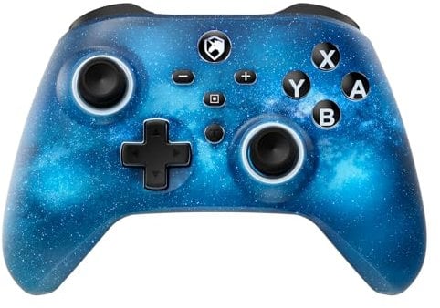 UPGRADE Mando para Switch/ Switch 2 2025, Mando Inalámbrico con Gatillos de Recorrido, Batería 1000mAh, LED RGB/Gyro Axis/Turbo/Vibración/ Botones Programables, Mando Pro para Switch/PC/Android/iOS