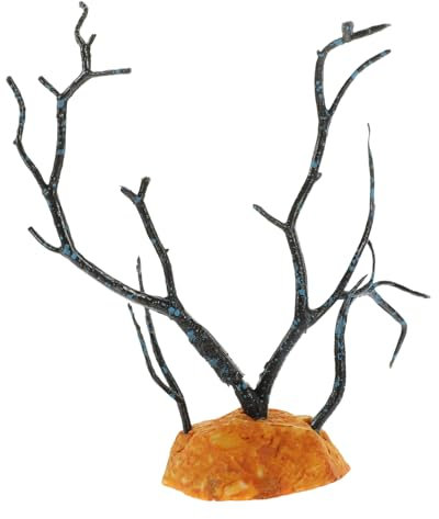 Milisten Plantes pour Reptiles Artificielles Décoratives Base Lestée en Plastique Taille Moyenne Décoration Naturelle pour Habitats De Reptiles Accessoires pour Terrariums