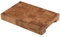 Reelken 30x20x4cm Hackblock aus Eiche Stirnholz | Antibakterielles Schneidebrett mit Griffen & rutschfesten Silikonfüßen | Perfekt für Fleisch & Küchenarbeiten | Robust & Langlebig