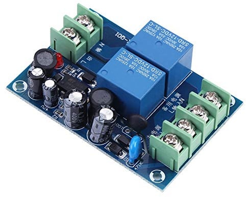 Dual-Netzteil-Schalter-Controller-Modul AC 85-240V für Inkubator | Automatische Umschaltung zwischen Haupt- und Notstrom, Wiederherstellung bei Netzzugang, Schraubklemmen für schnelle
