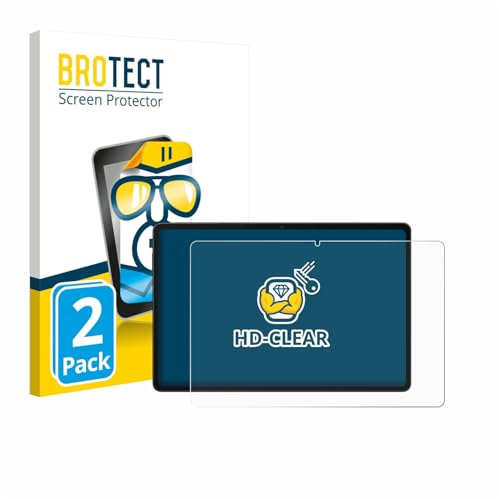 BROTECT Schutzfolie für Alldocube iPlay 70E | 2 Stück Transparenter Displayschutz Made in Germany Klare Displayschutz-Folie Clear Einfache Montage Case-Friendly