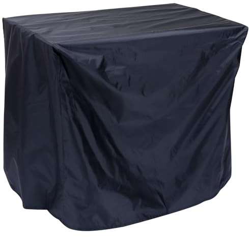 Schwarze Grillabdeckung 54x76x69cm aus Oxford für Home